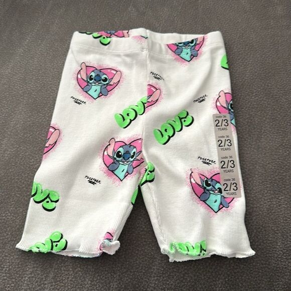 ZARA Kids | White | STITCH “LOVE” © DISNEY BIKE SHORTS - Picture 4 of 7